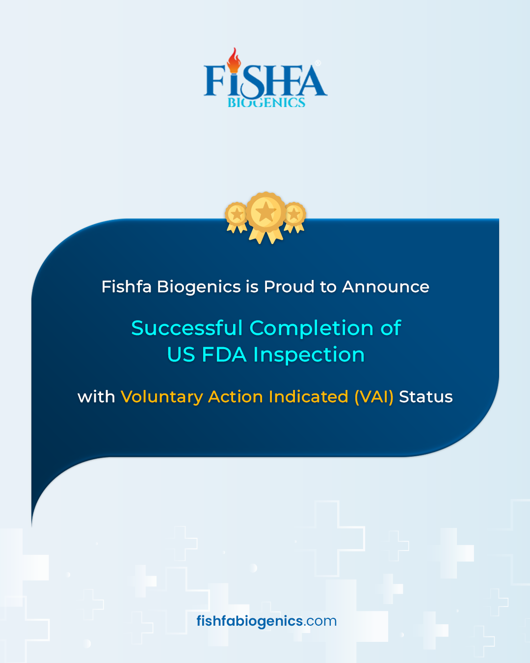 Fishfa Biogenics - Voluntary Action Indicated (VAI) Status
